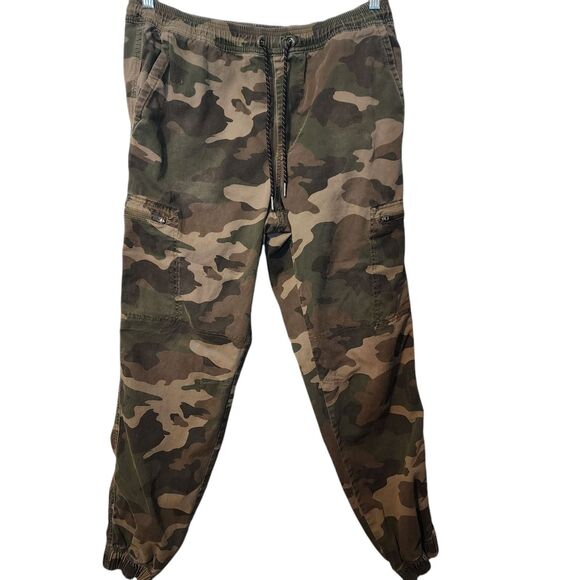 Urban Pipeline Mens  Size Medium Green Camo Cargo Pants Army - Picture 1 of 8